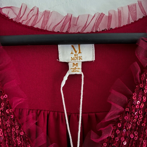 NWT sequin babydoll dress - Picture 6 of 8